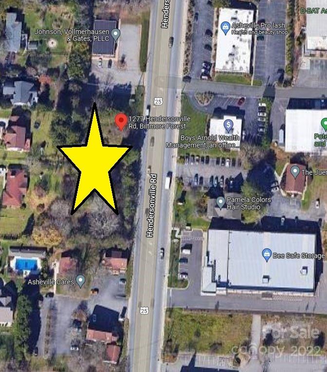 Unimproved Commercial at 1277-1287 Hendersonville Road, Asheville, photo 2 of 3