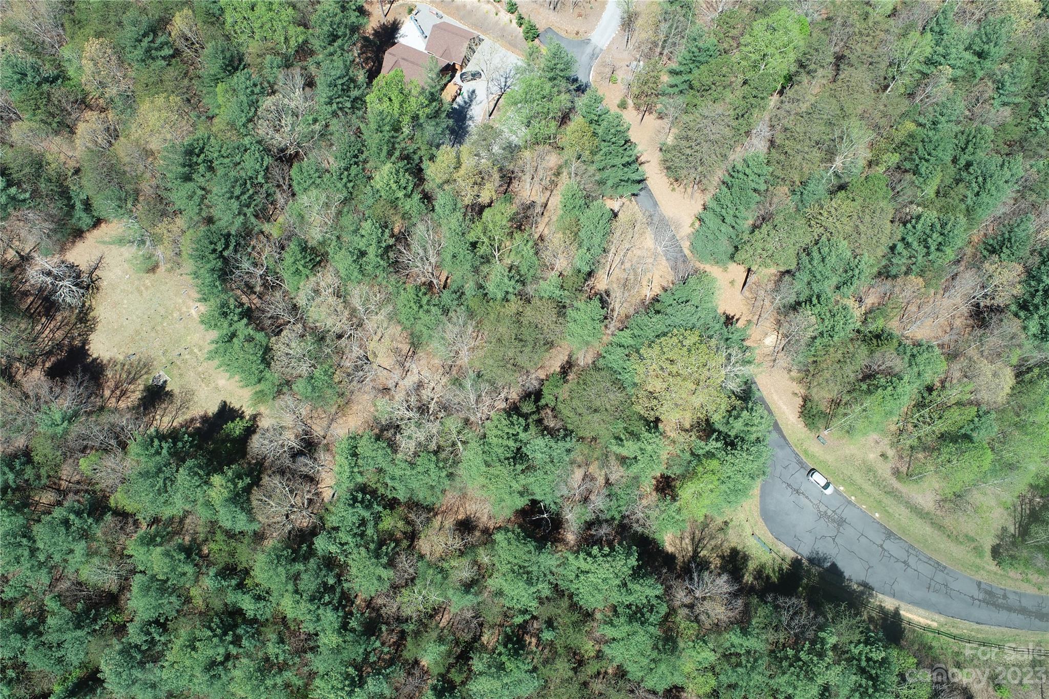 Aerial overhead - 1301 Scenic Vista Drive, Nebo