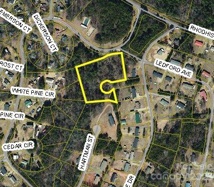 GIS VIEW OF LOT - 1976 FOX RIDGE Drive, Connelly Springs