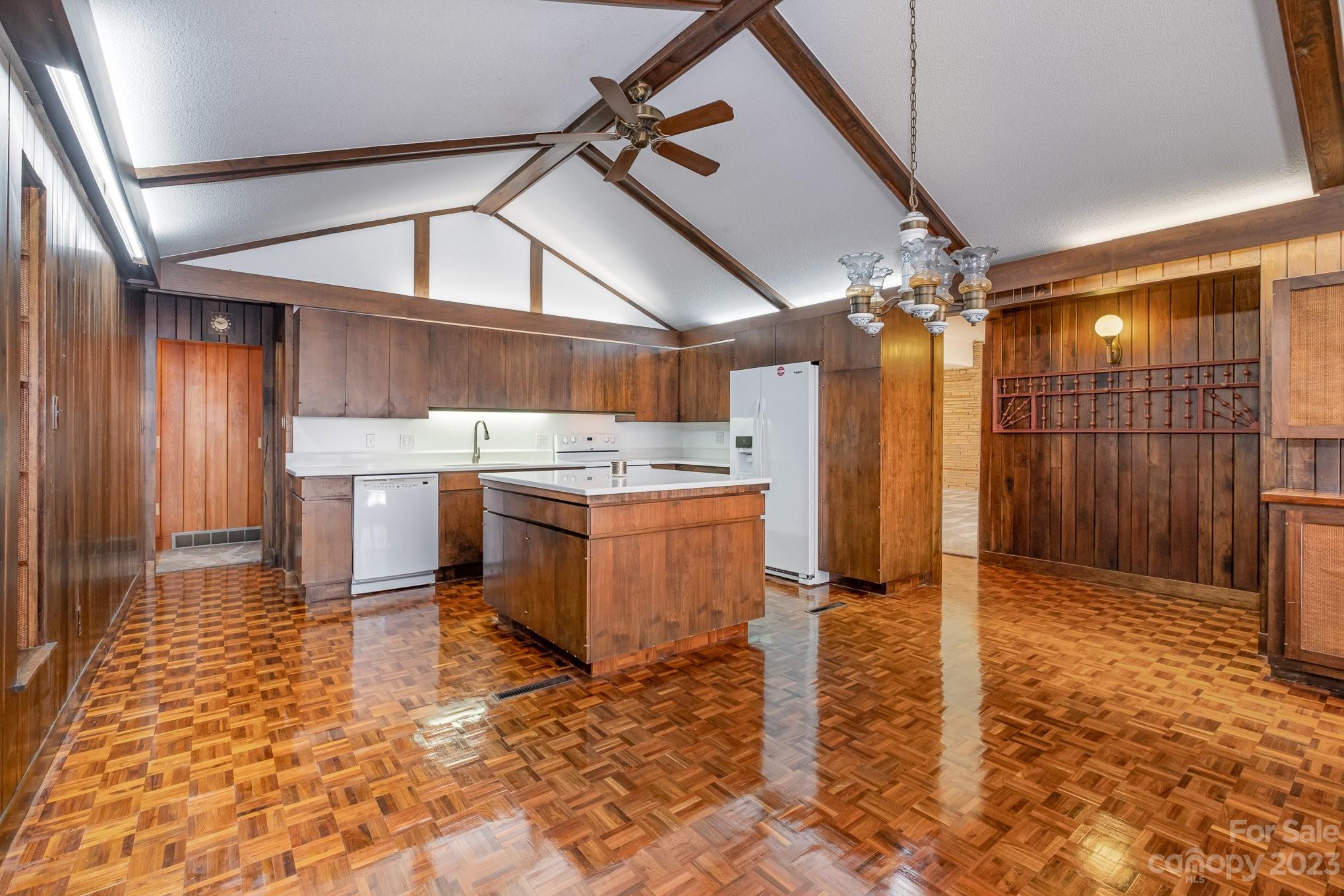 View shows kitchen entering from hallway. - 2756 Peachtree Road, Statesville