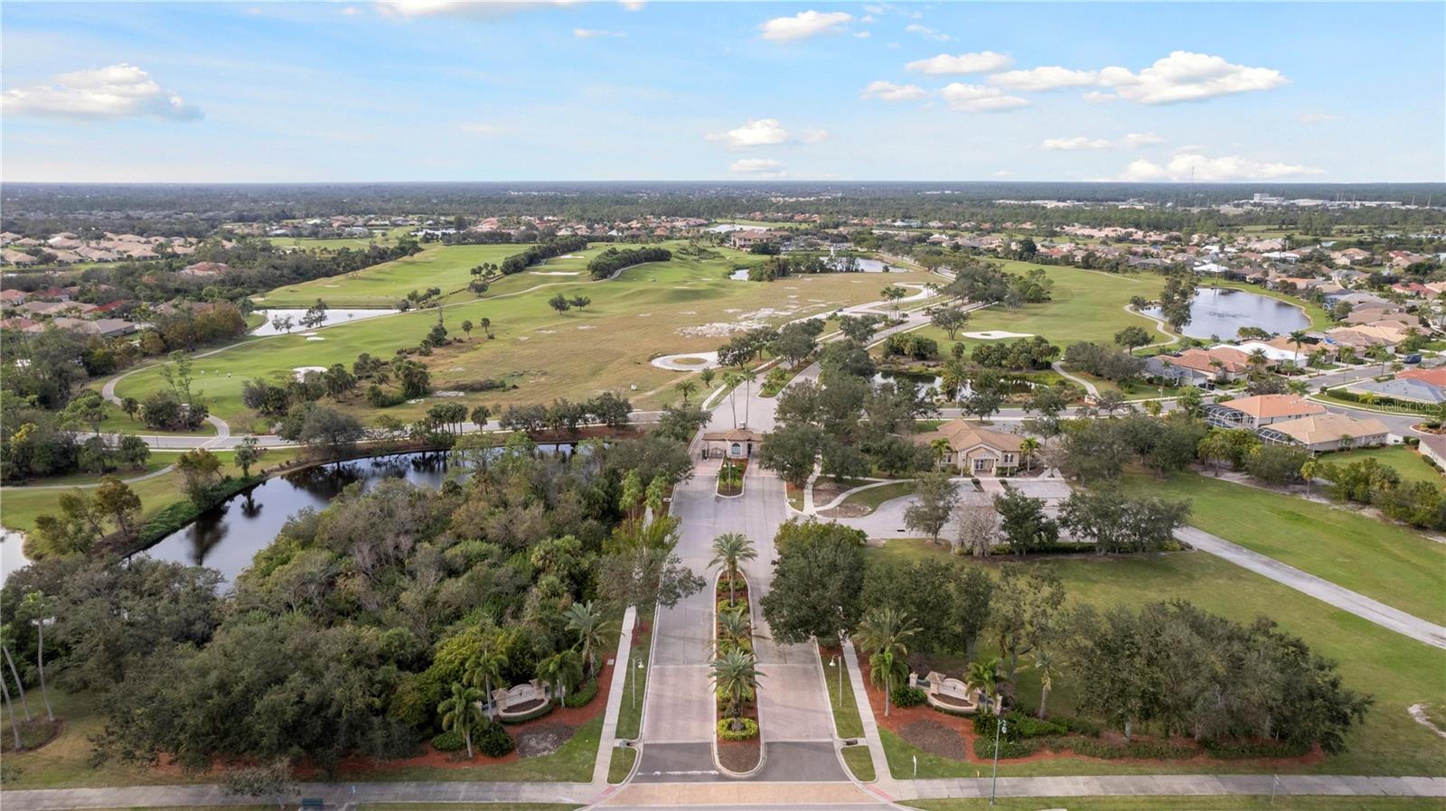 Gated community from Sumter Blvd. - 5301 LAUREL OAK CT, NORTH PORT