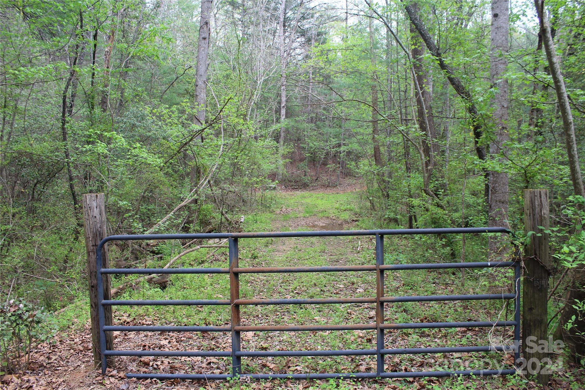 Gate just before property begins - 350 Sycamore Avenue NW, Valdese