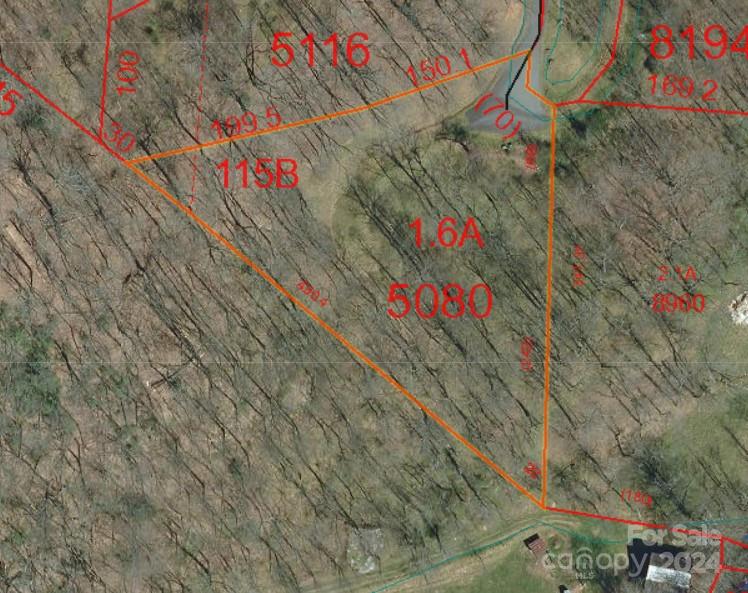 GIS Aerial - 115 B Campbell Mountain Drive, Waynesville