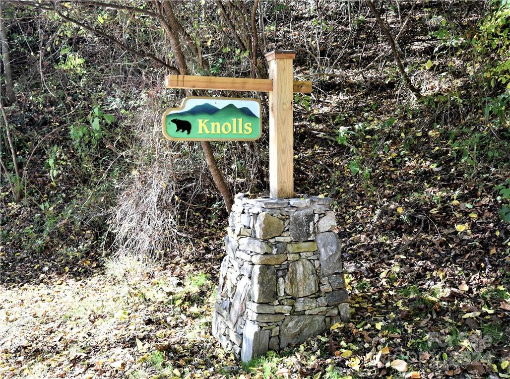 The Knolls Sign - Lot 114 Kincaid Lane, Waynesville
