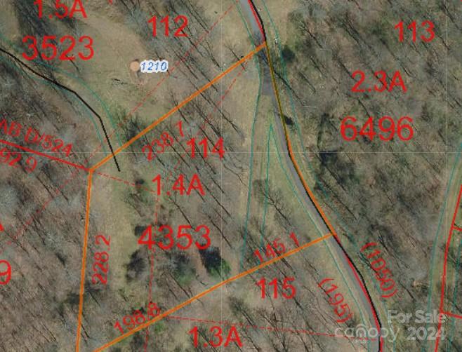 GIS Aerial - Lot 114 Kincaid Lane, Waynesville