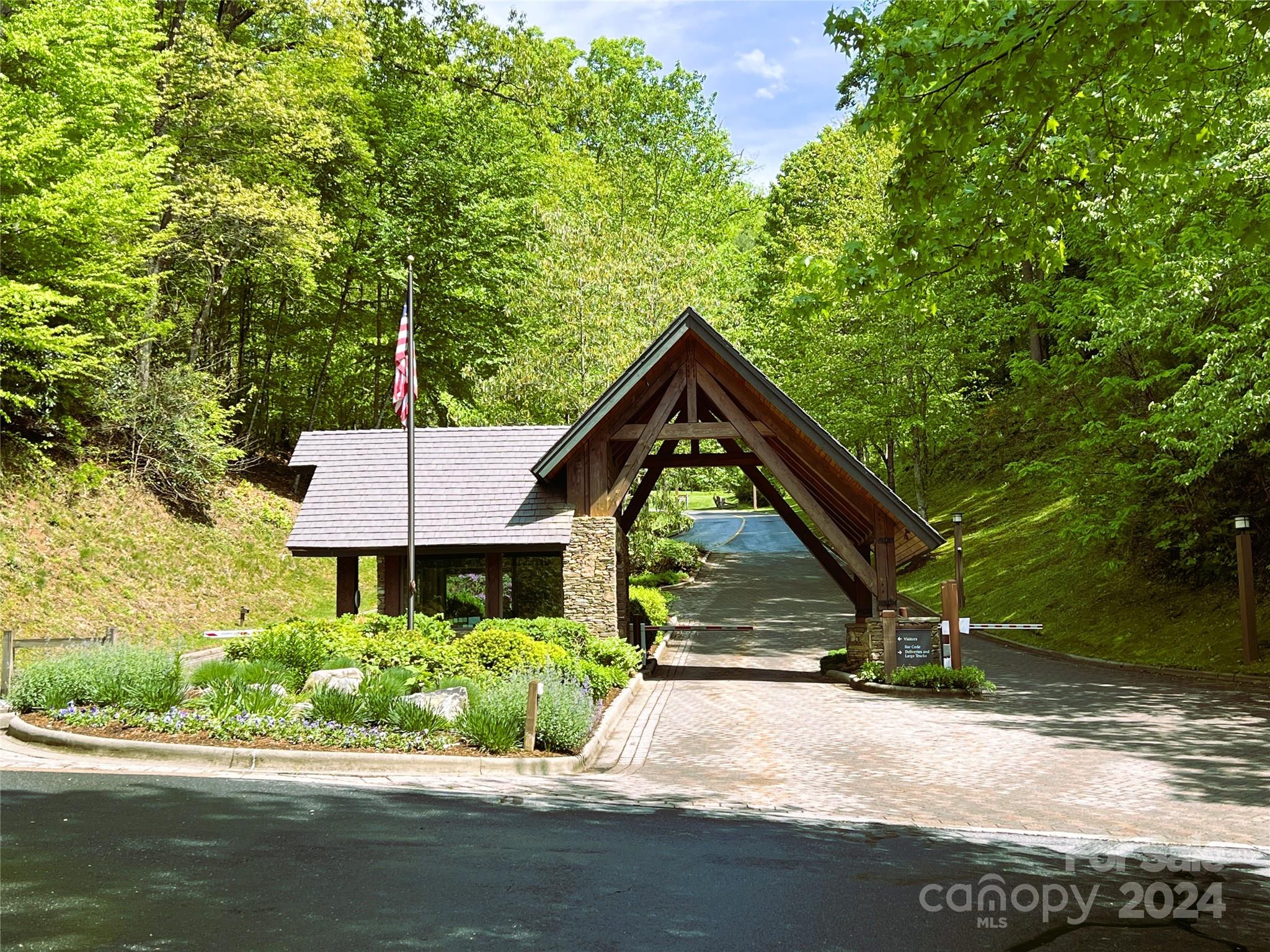 Guard gate at entrance to Mountain Air County Club - 000 Mountain Air Drive, Burnsville