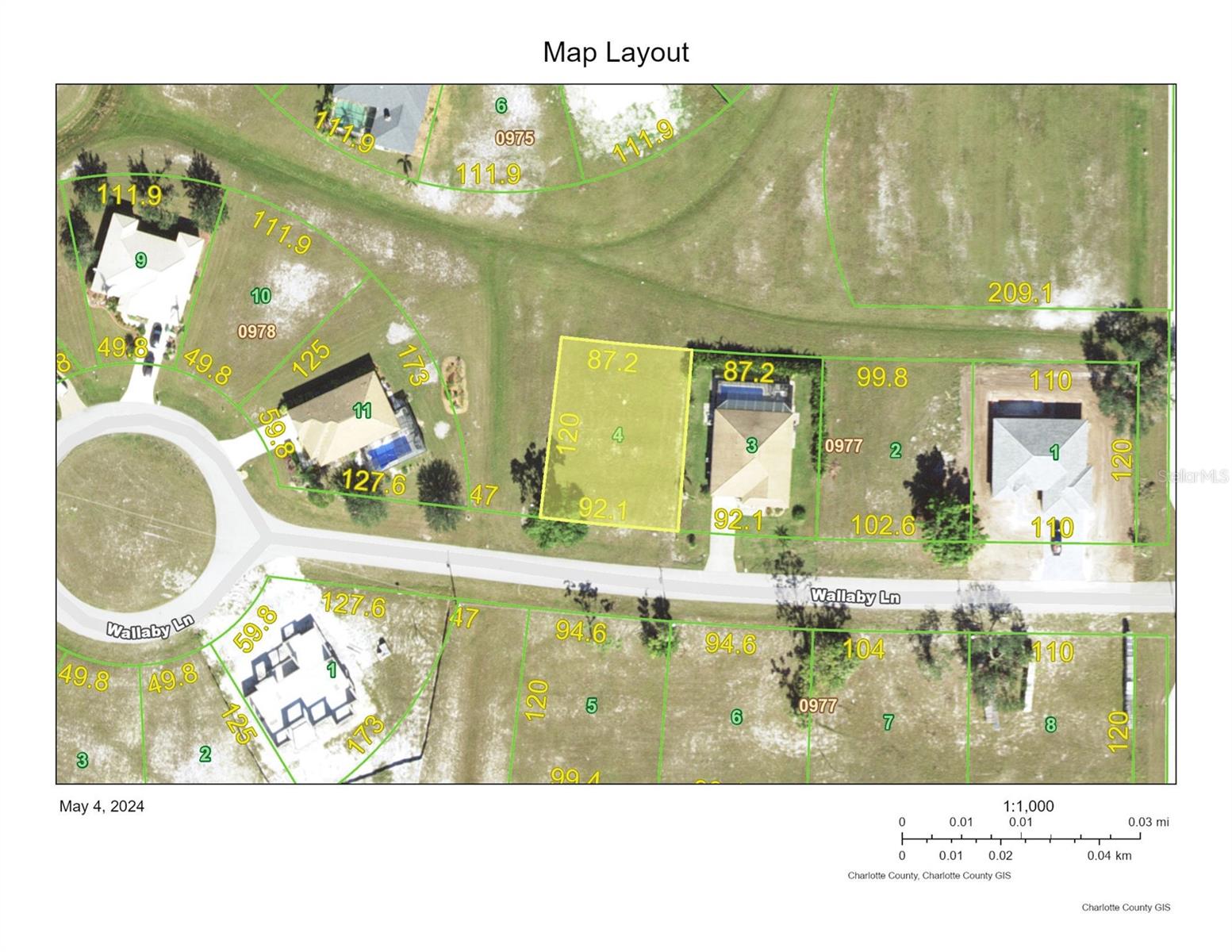 Land at 24508 WALLABY LN, PUNTA GORDA, photo 3 of 4