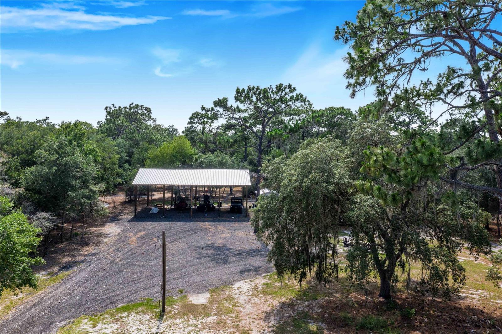 Large Pole Barn - 12510 LAKE HATCHINEHA RD, HAINES CITY