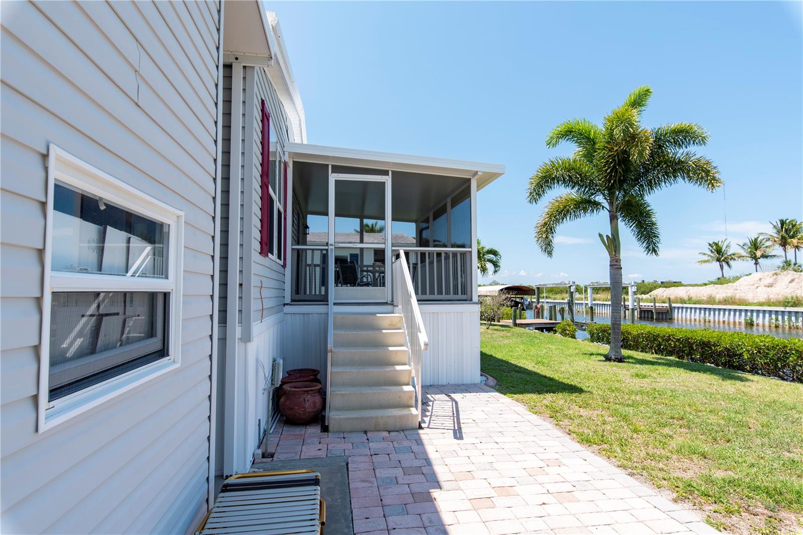 Rear lanai - 84 WINDMILL BLVD, PUNTA GORDA