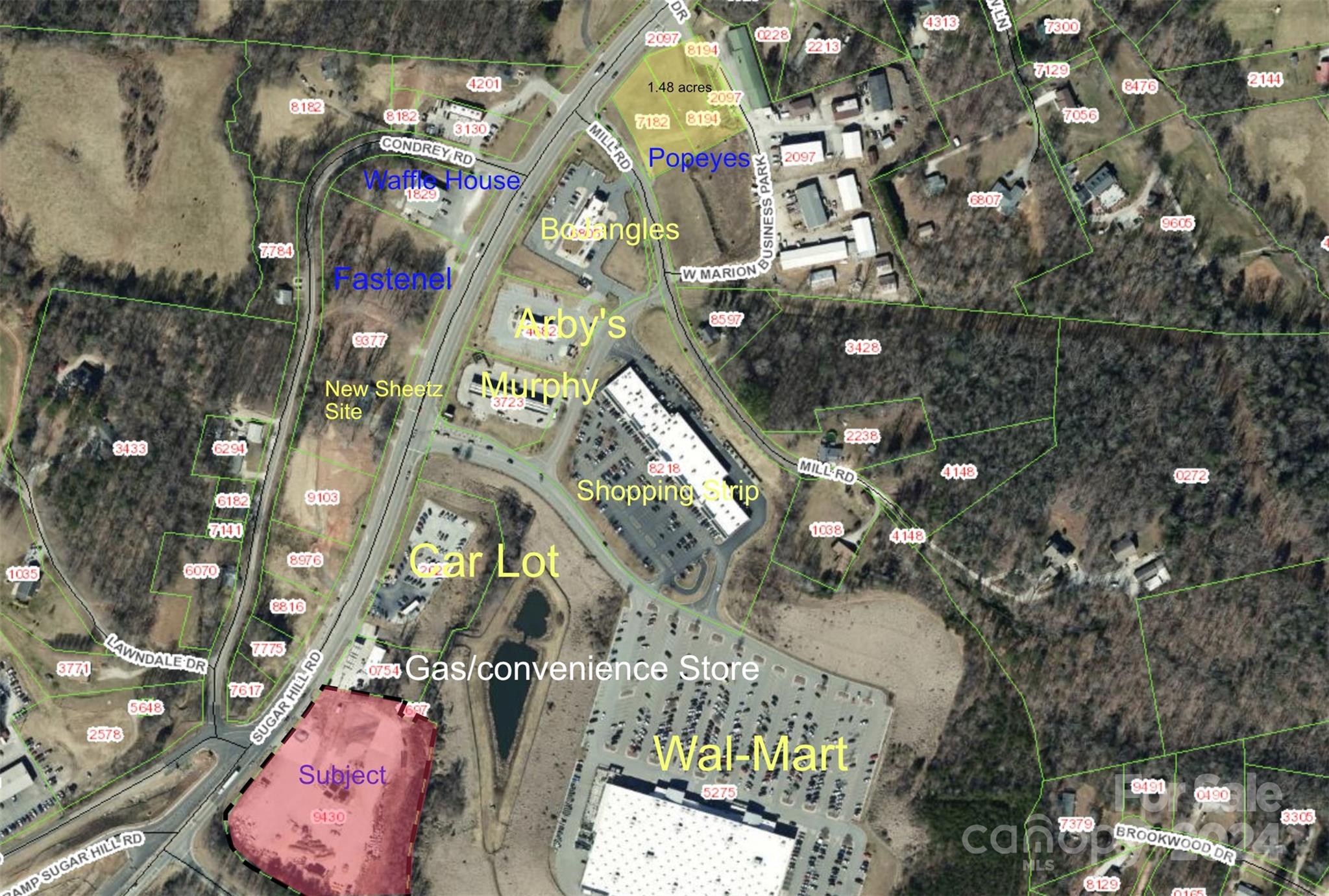 Unimproved Commercial at 2855 Sugar Hill Road, Marion, photo 4 of 4