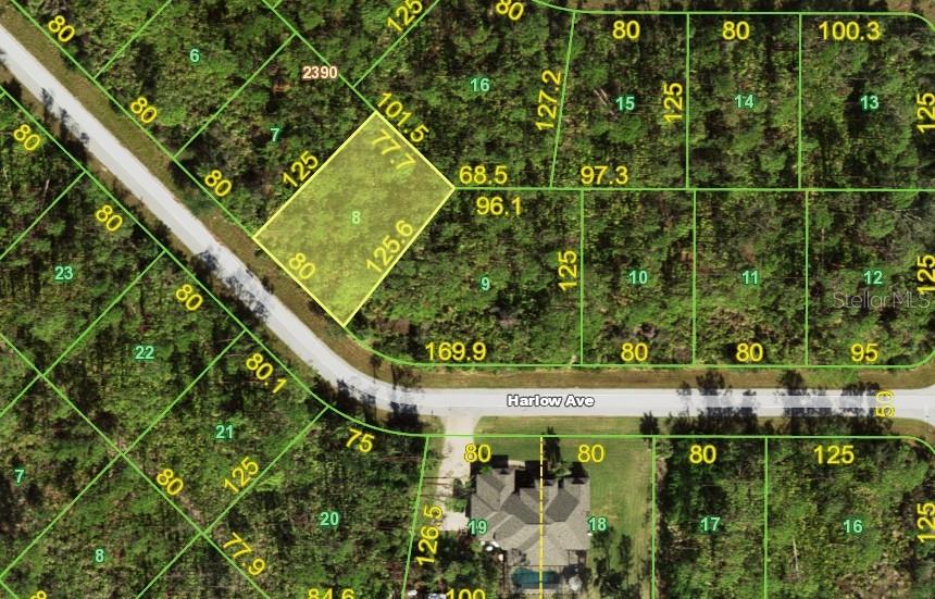 Land at 12520 HARLOW AVE, PORT CHARLOTTE, photo 2 of 4