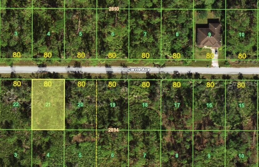Land at 13437 CARRIE AVE, PORT CHARLOTTE, photo 2 of 4