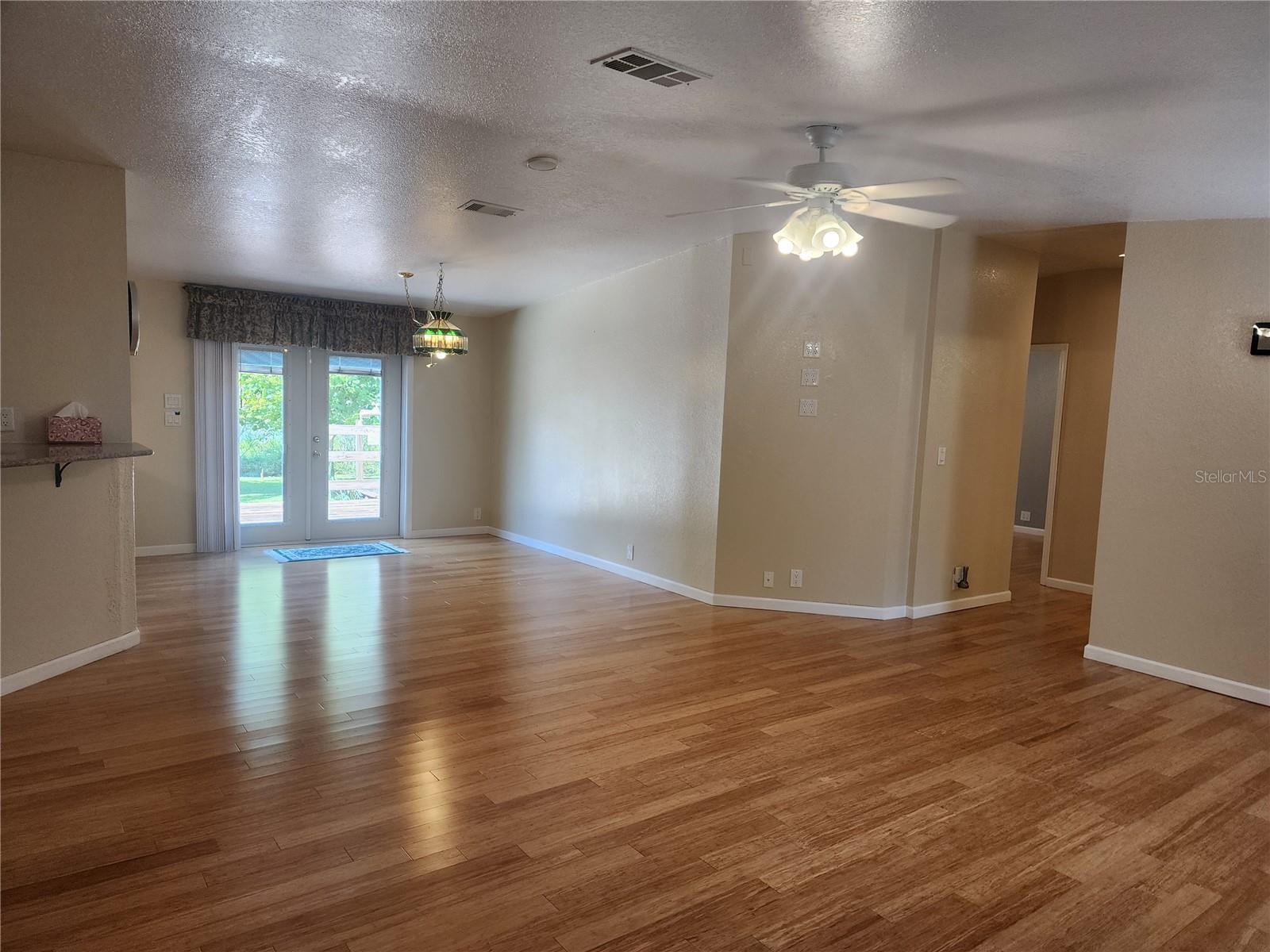 DINING ROOM AND LIVING ROOM BAMBOO FLOORING - 14902 ARRENA RD, WINTER GARDEN