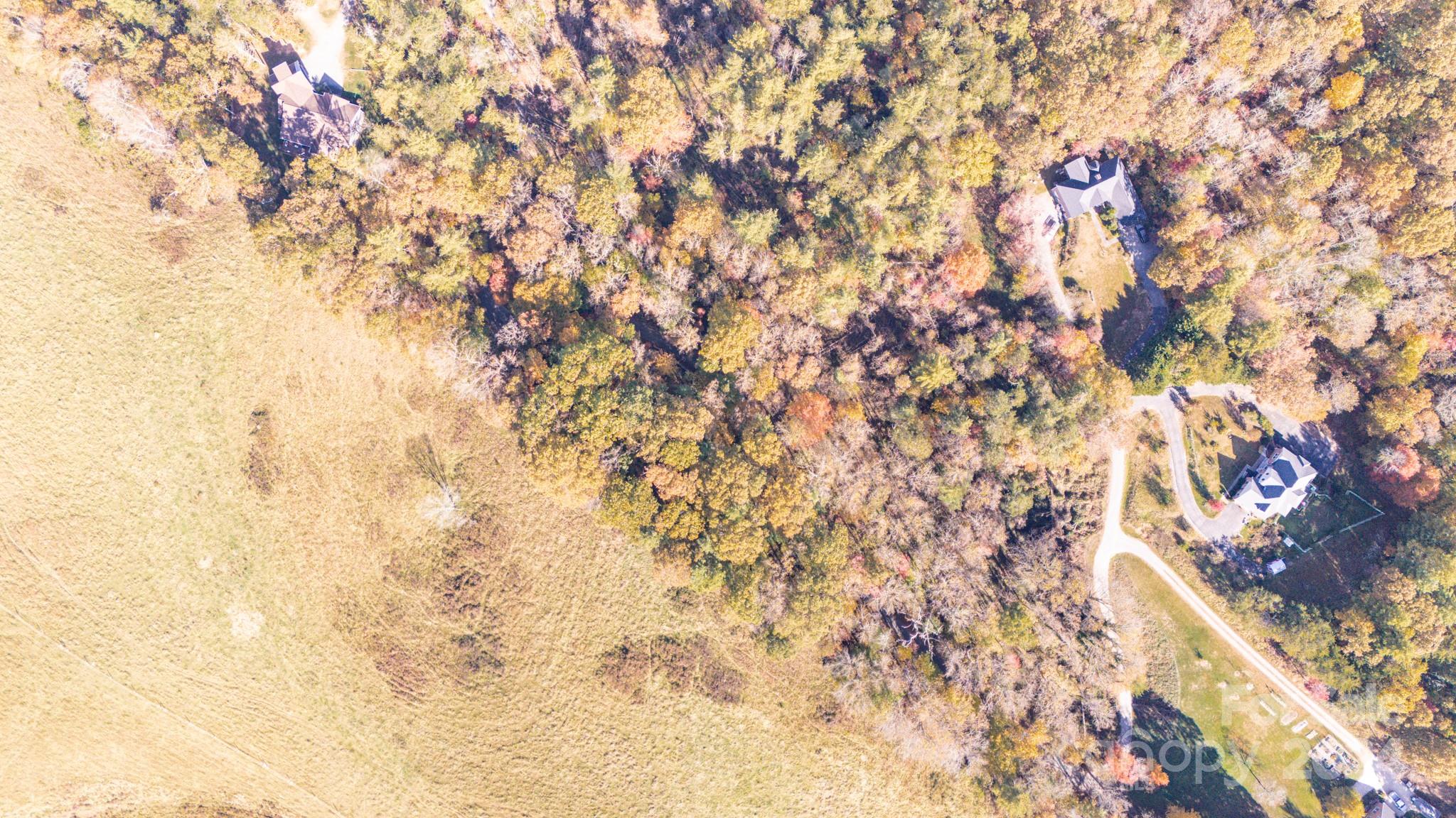 Lot 3 is wooded. Cleared area is behind the upper part of the lot. Houses are in the subdivision. - 00 N Pinnacle Drive, Weaverville
