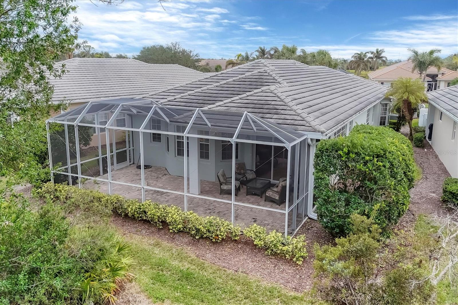 Oversized rear lanai - 1647 LANCASHIRE DR #1647, VENICE