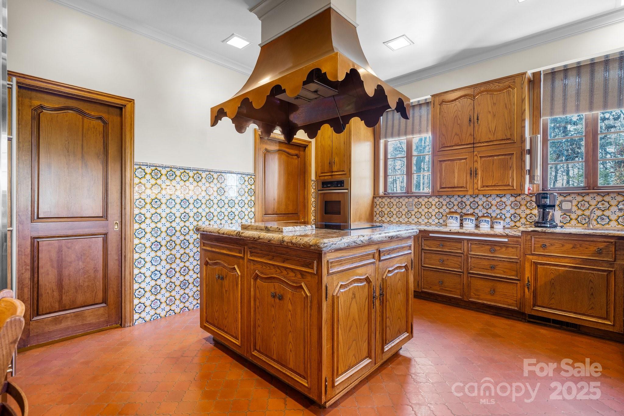 Pecan Wood Custom Made Cabinetry w/Granite & Walk-in Pantry - 135 Claron Place SE, Lenoir
