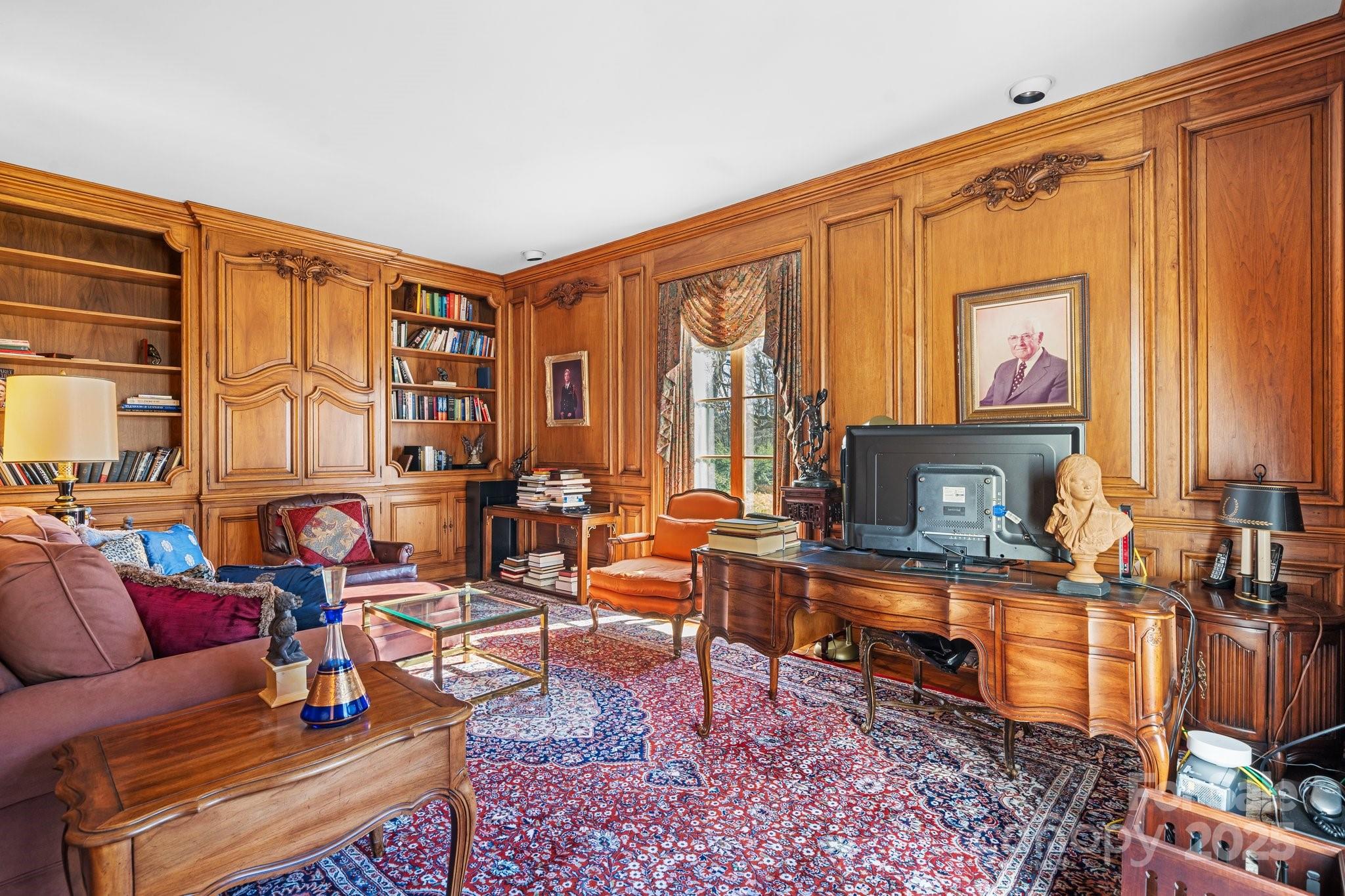 Office/Library w/Custom Woodwork - 135 Claron Place SE, Lenoir
