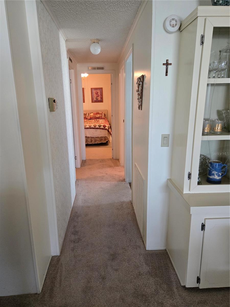 Hallway Facing toward Bedrooms from Common Area - 8479 TANAKA DR, ENGLEWOOD