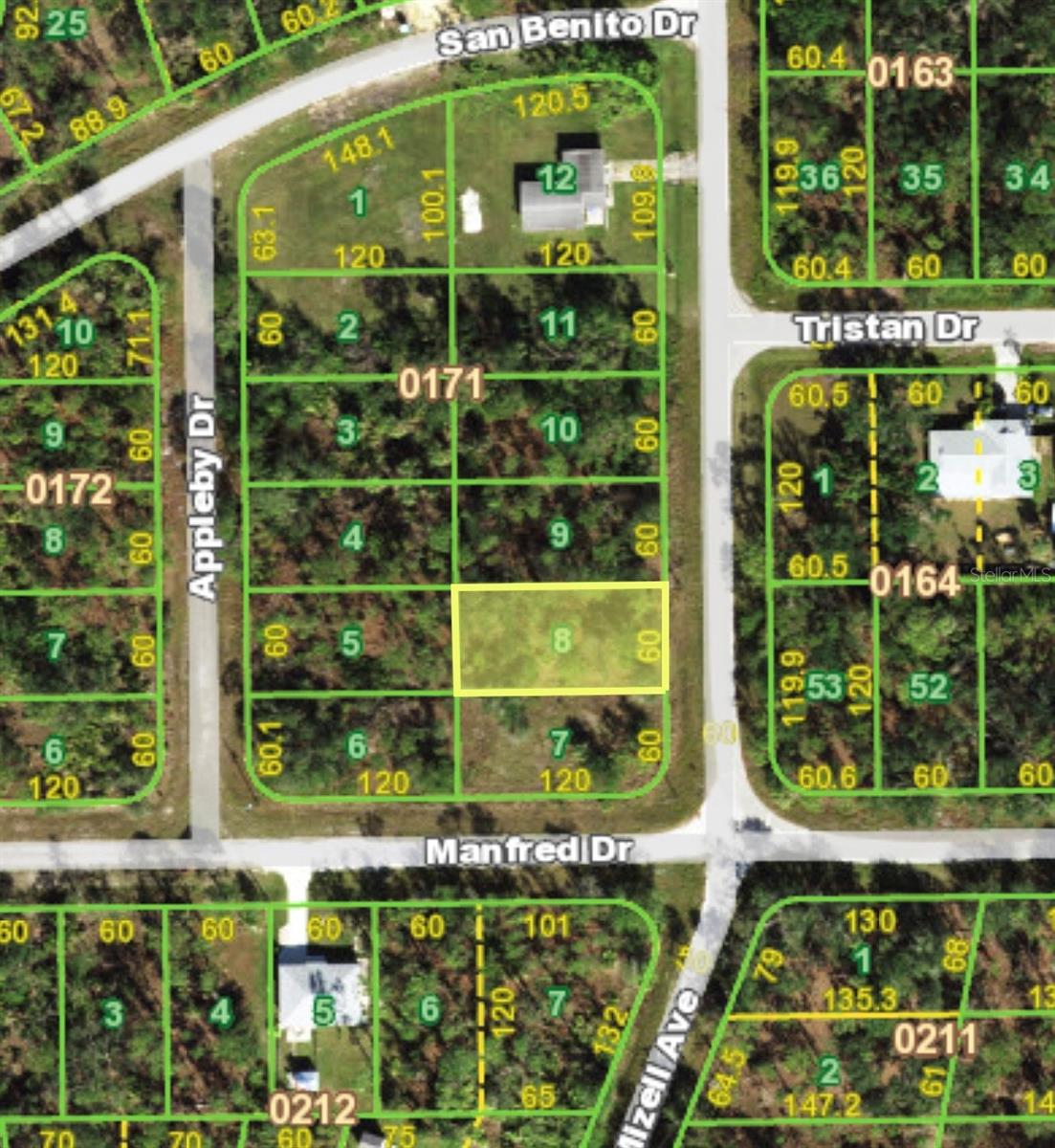 Land at 13123 MIZELL AVE, PUNTA GORDA, photo 7 of 8