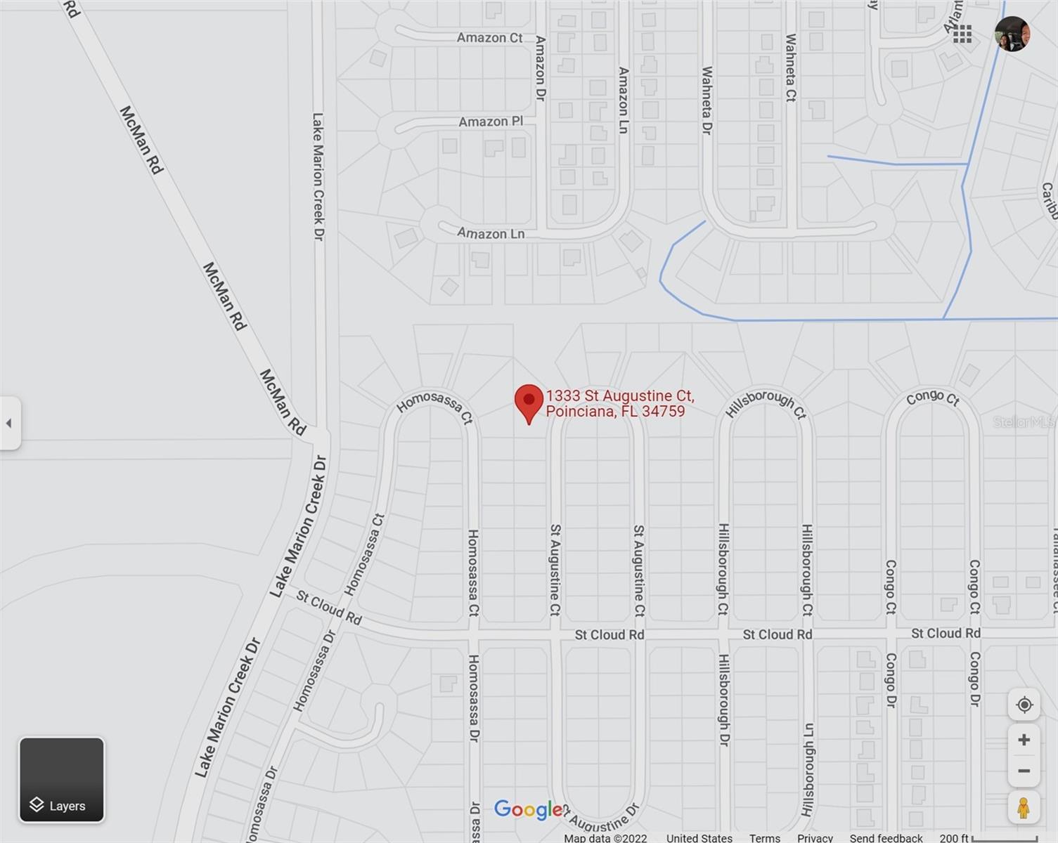 Land at 1333 ST AUGUSTINE CT, POINCIANA