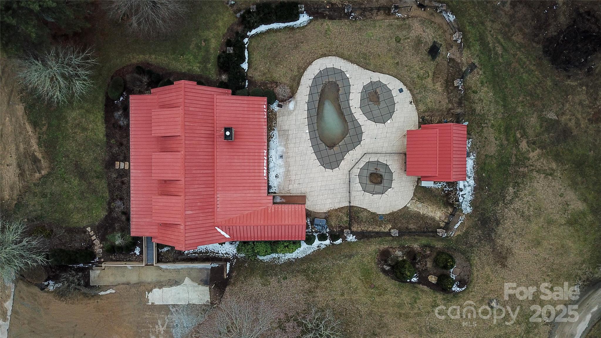 Aerial of Community Clubhouse - 0000 Stepp Ridge Court, Hendersonville