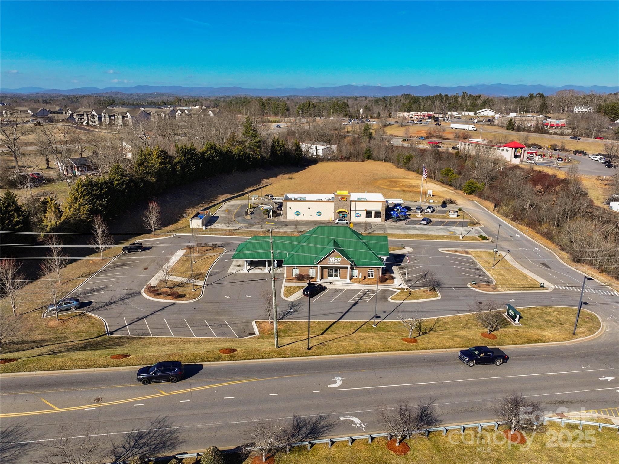 View of the property from Northcrest Road - 99999 Gill Road, Weaverville