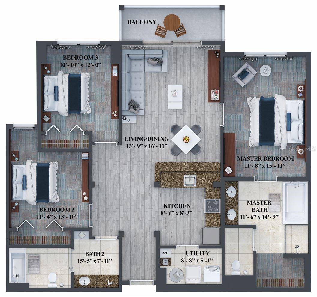 Condo - Hotel at 14501 GROVE RESORT AVE #3538, WINTER GARDEN, photo 7 of 47