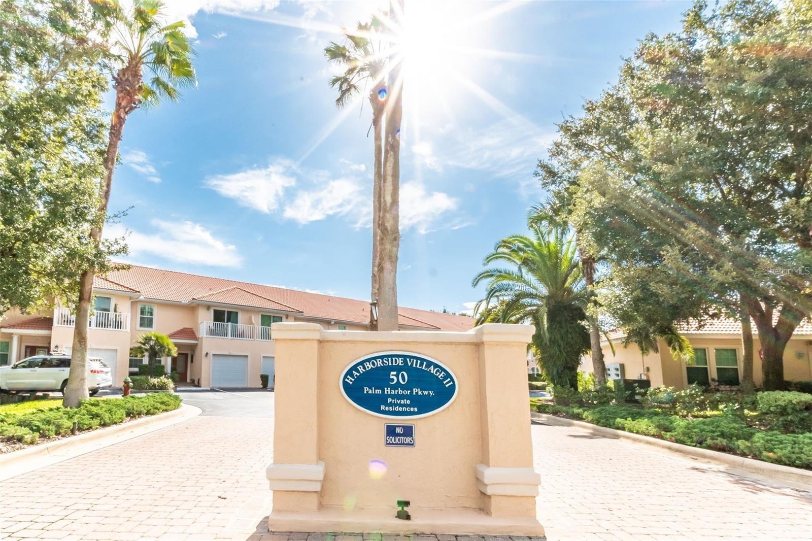 Condo community entrance - 50 PALM HARBOR PKWY #32, PALM COAST