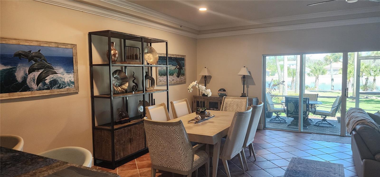 Dining room table with a view - 50 PALM HARBOR PKWY #32, PALM COAST