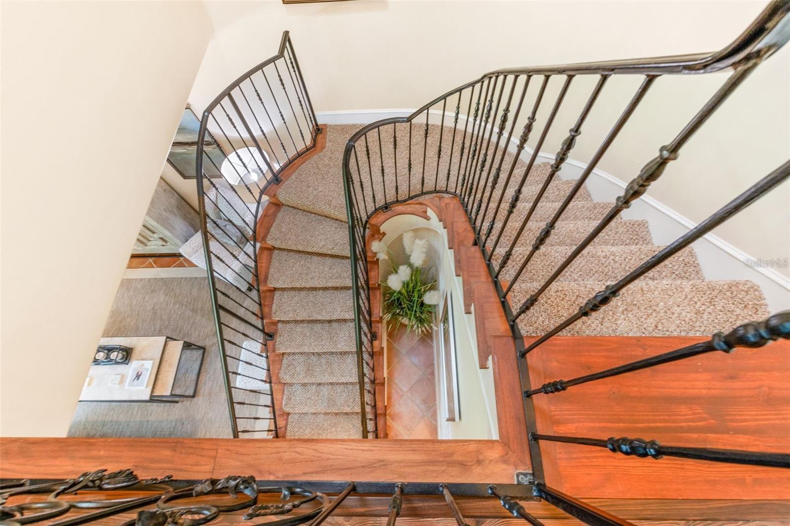 Wrought Iron Banister - 50 PALM HARBOR PKWY #32, PALM COAST