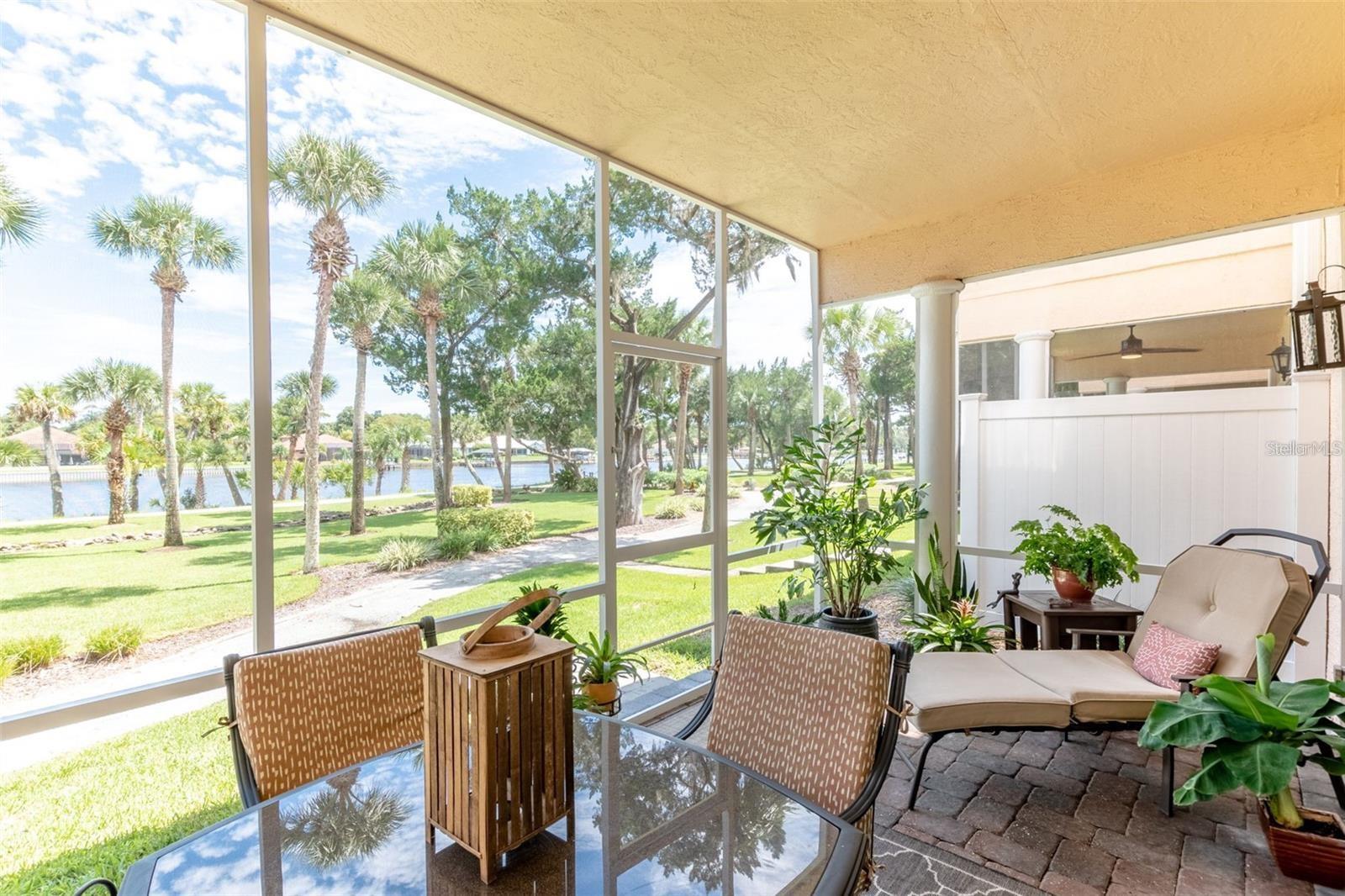 1st floor screened lanai - 50 PALM HARBOR PKWY #32, PALM COAST