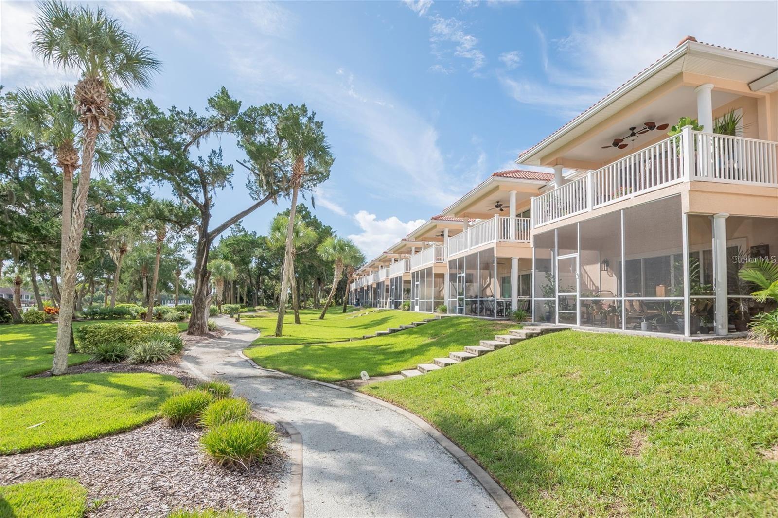 Vview from walkway - 50 PALM HARBOR PKWY #32, PALM COAST
