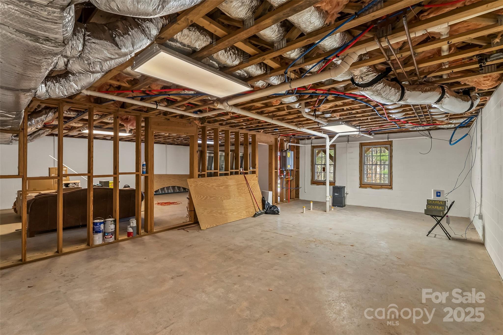 Basement - plumbed for bathroom - 1441 Southpointe Drive, Morganton