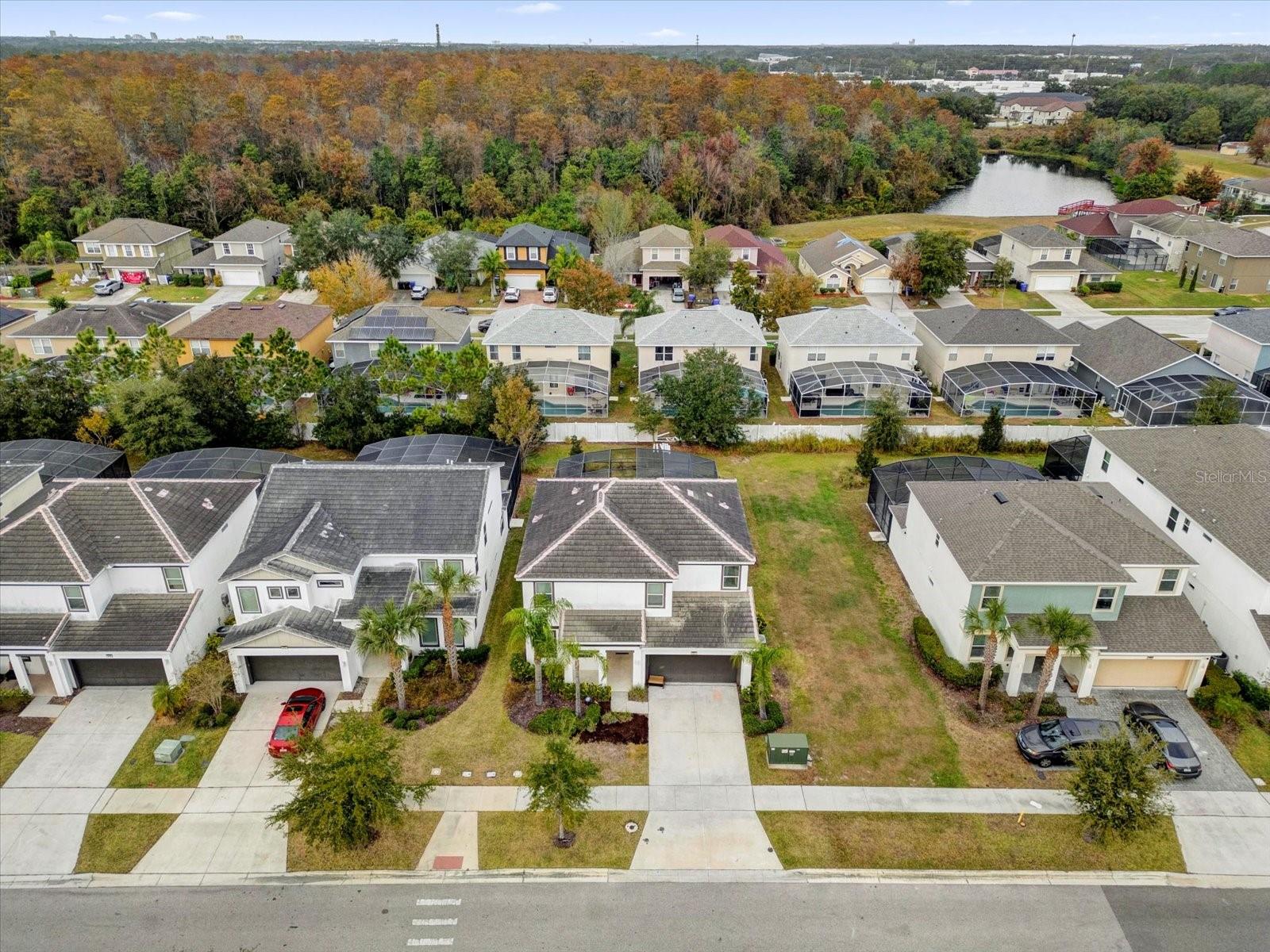 Aerial view - 4501 MONADO DR, KISSIMMEE