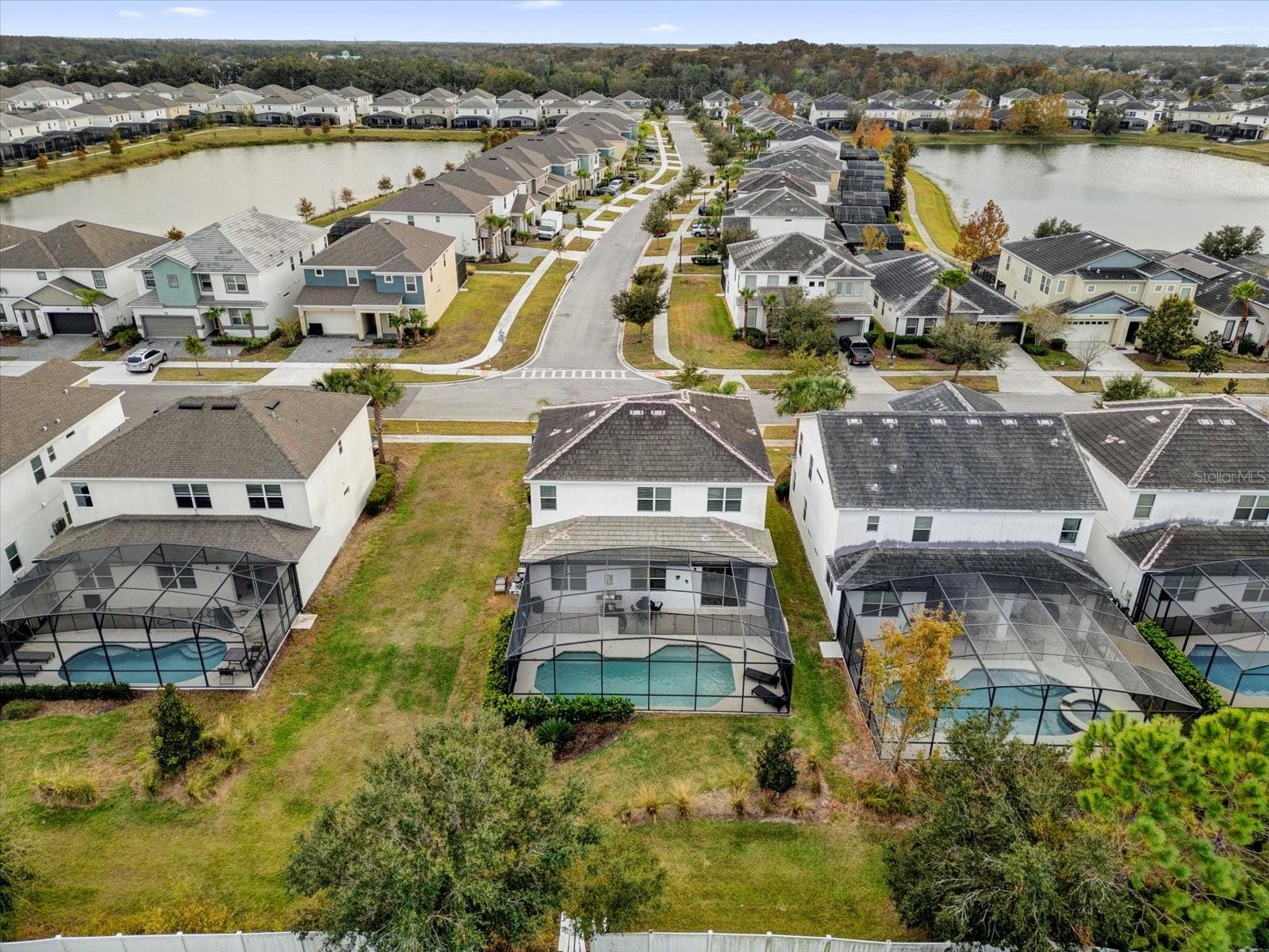 Aerial rear - 4501 MONADO DR, KISSIMMEE