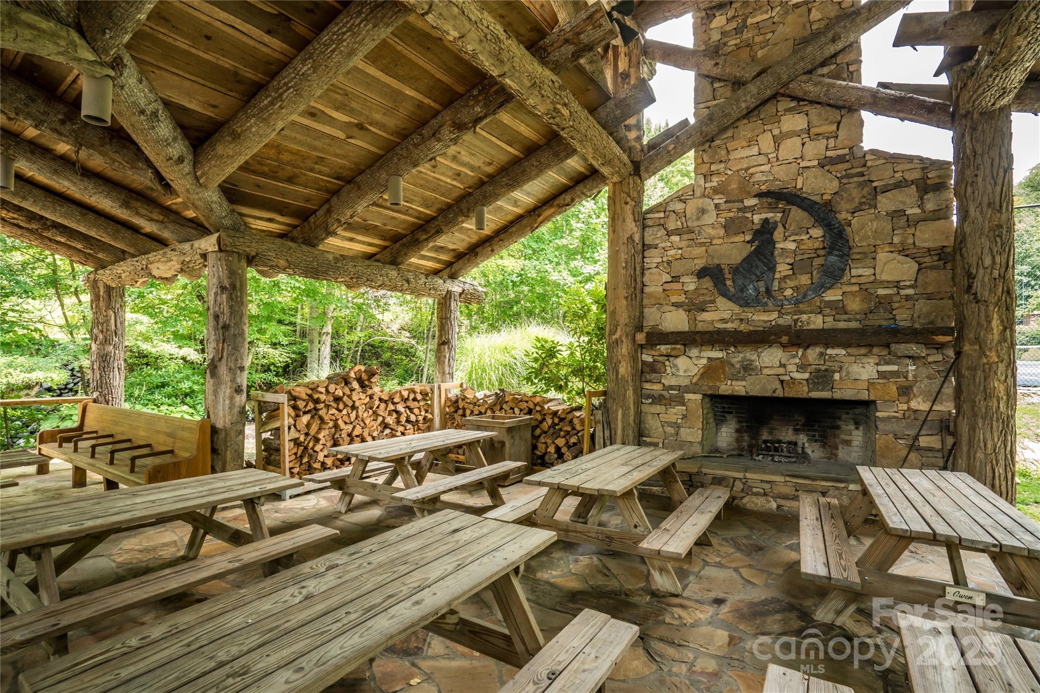 WL VC Pavilion Interior - 244 & 245 Grouse Thicket Lane, Mars Hill
