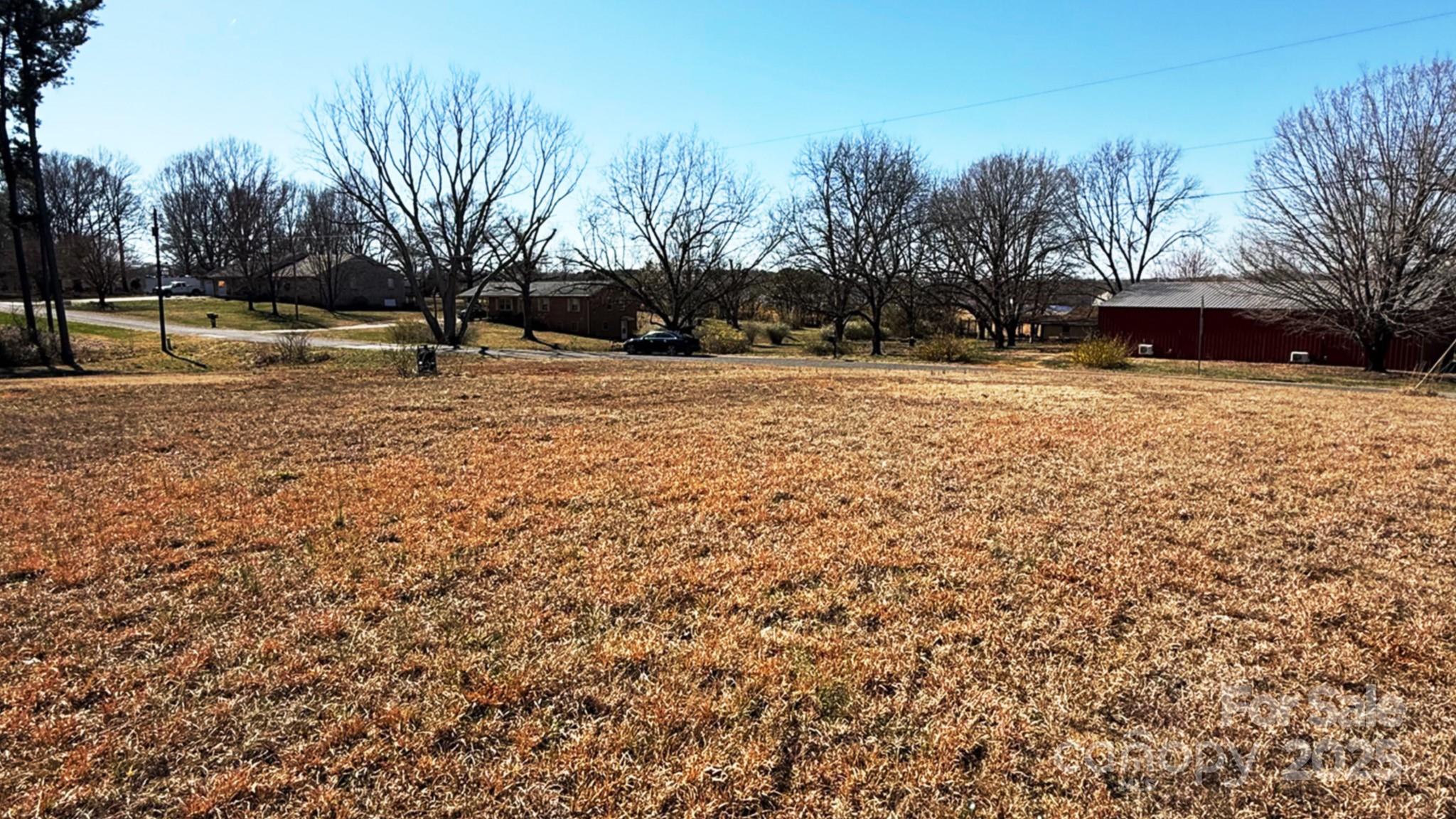 View from the adjacent neighbor looking at the side road - 1302 Earl Road, Shelby