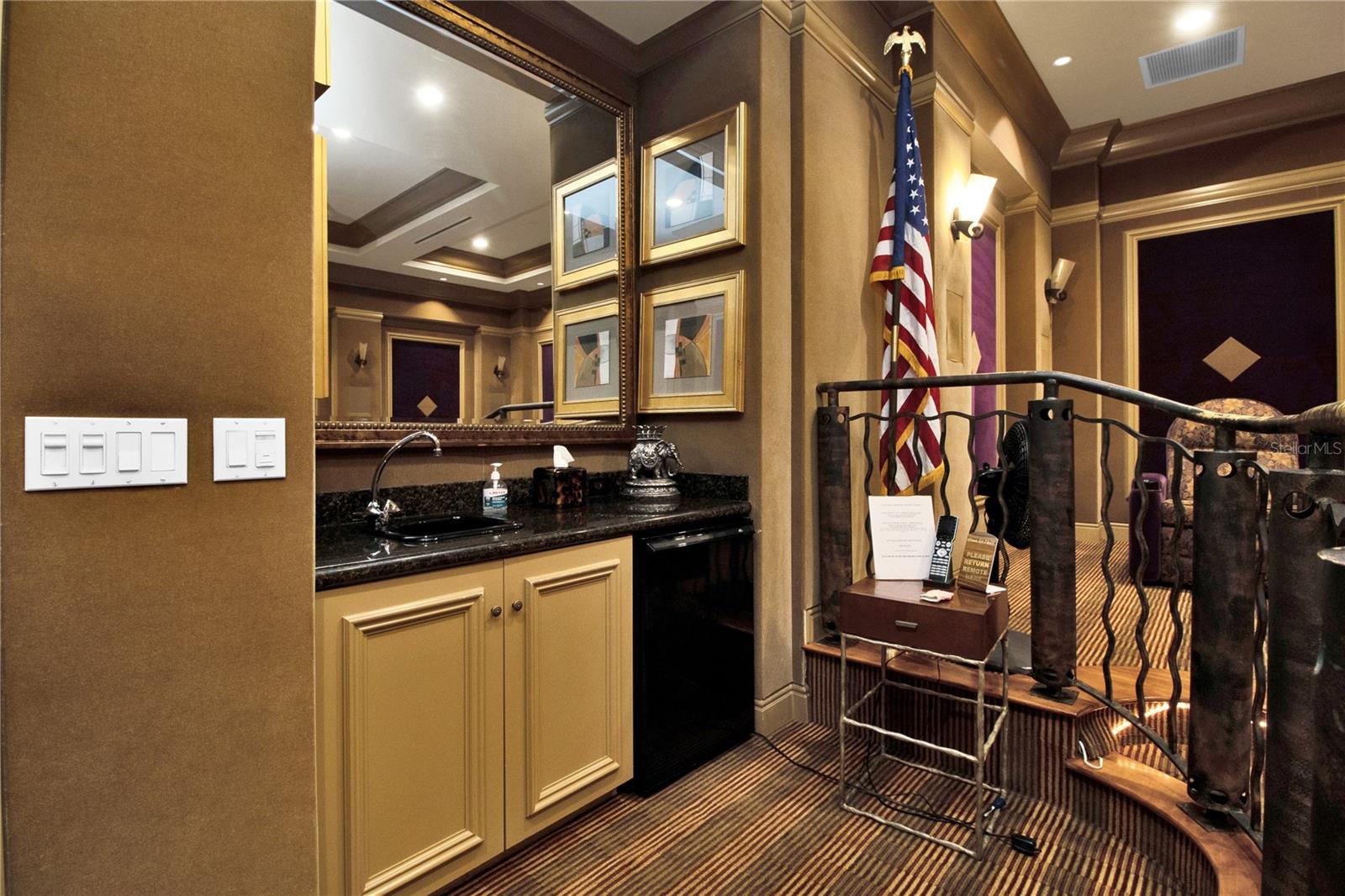 Serving area in the Theater room - 3321 SUNSET KEY CIR #502, PUNTA GORDA