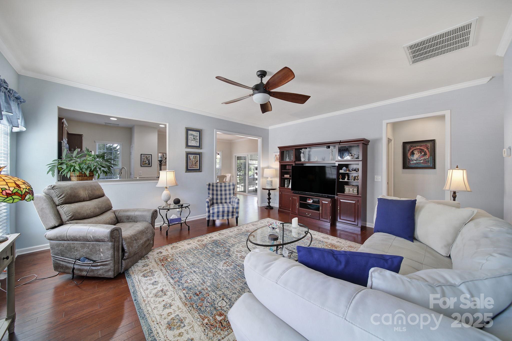 Living Room w/ Pass-Thru to Kitchen - 5011 Broad Lane, Fort Mill