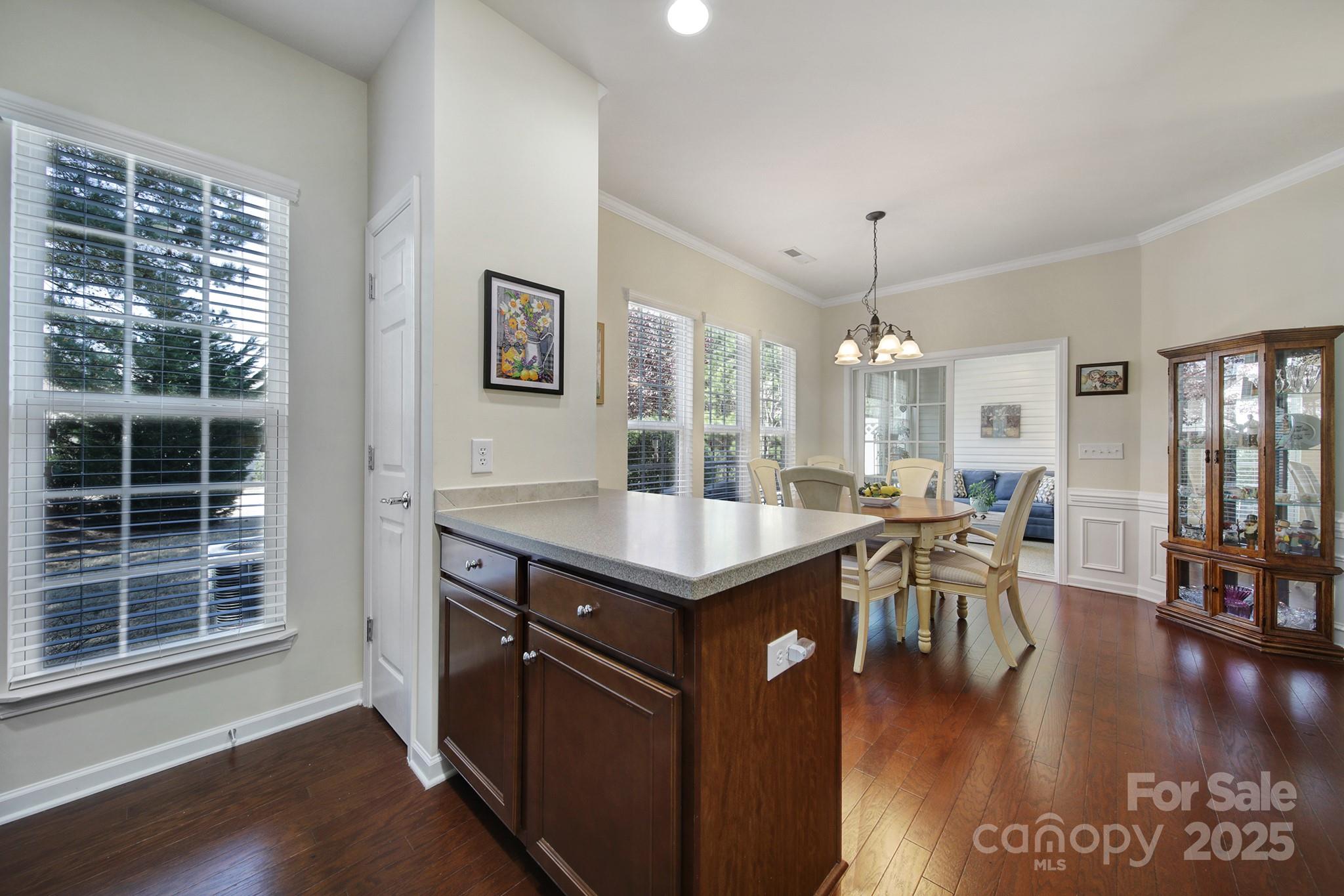 Kitchen Peninsula w/ Dining view - 5011 Broad Lane, Fort Mill