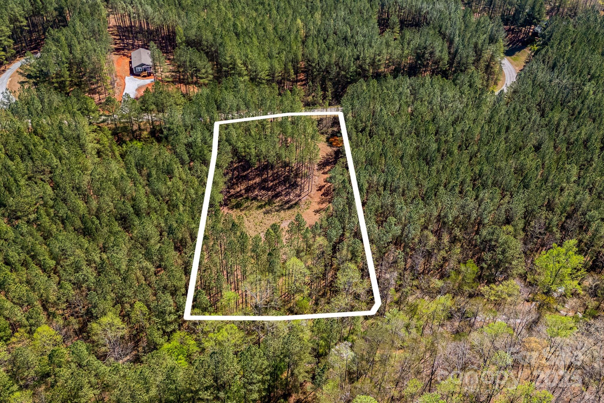 Aerial view- lot lines are approximate. - 19 Sunset Drive, Mill Spring
