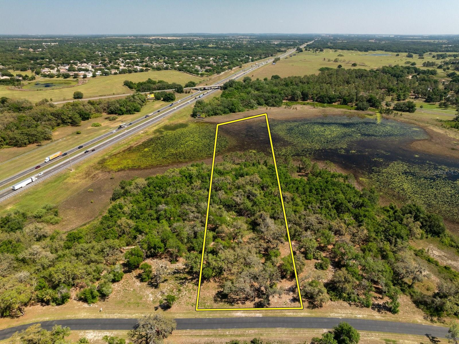 Drone View of lot 63 - 3117 BRIGHT LAKE CIR #lot 63, GROVELAND