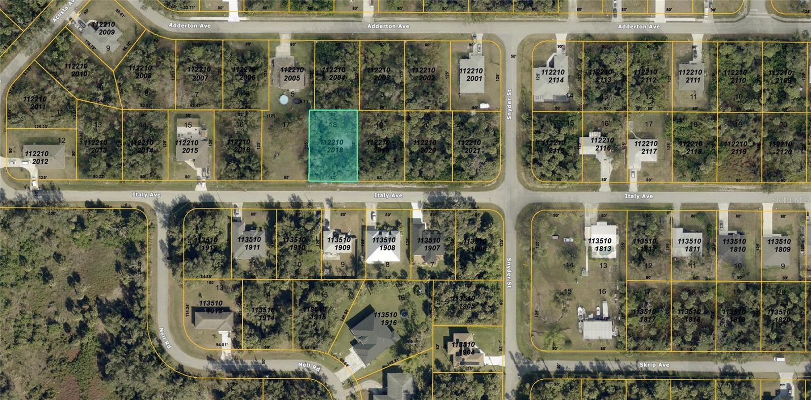 Lot 18 ITALY AVE