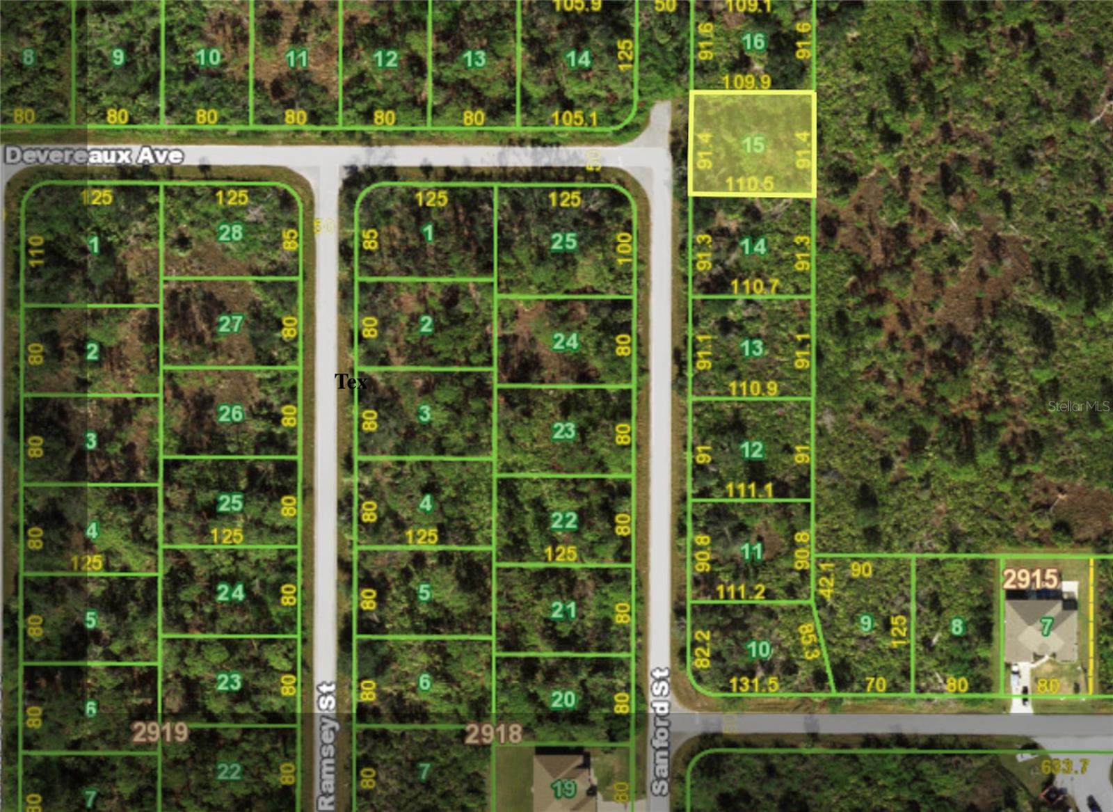 Land at 1232 SANFORD ST, PORT CHARLOTTE, photo 2 of 4