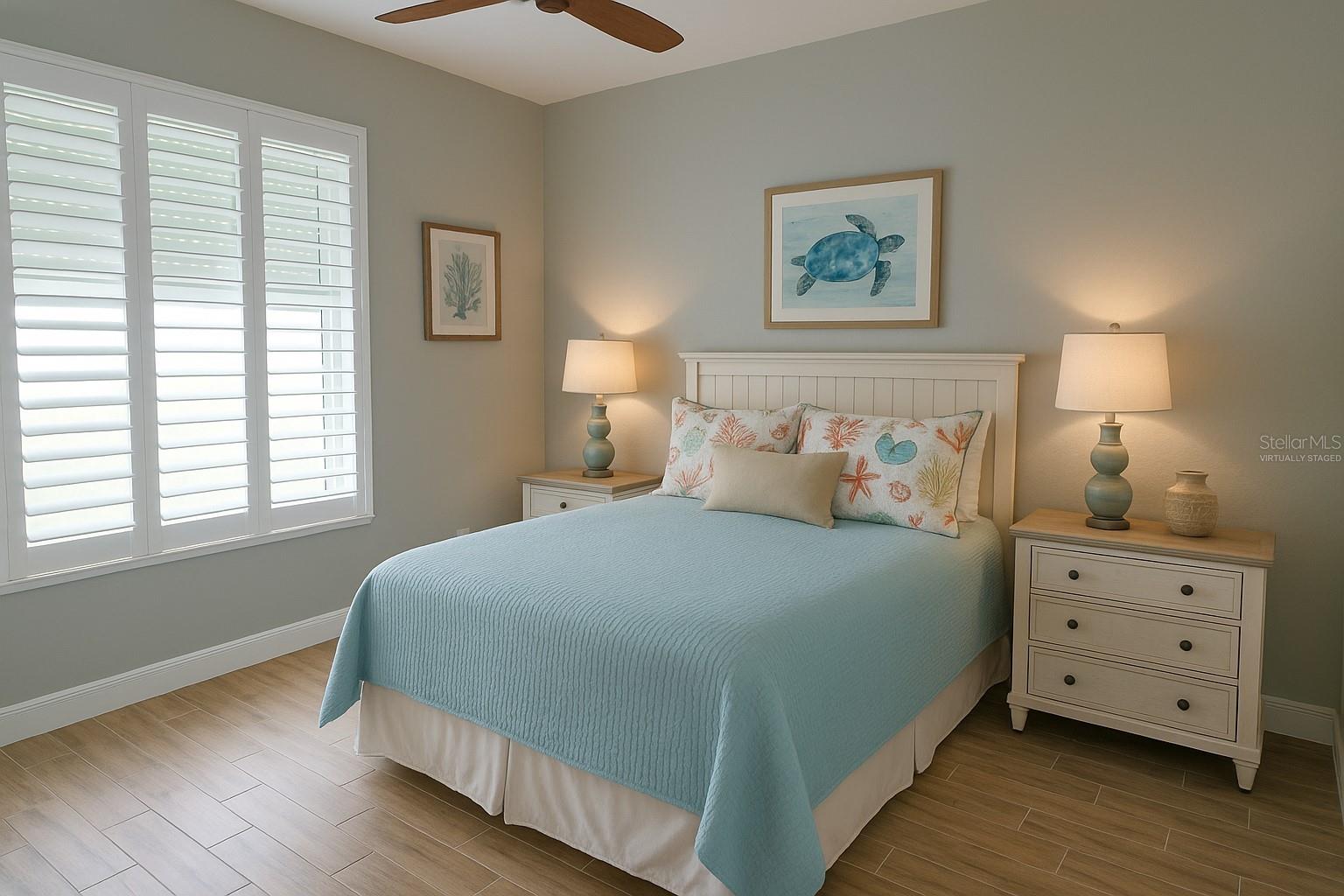 Virtually Staged Primary Bedroom - 2000 BAL HARBOR BLVD #1012, PUNTA GORDA