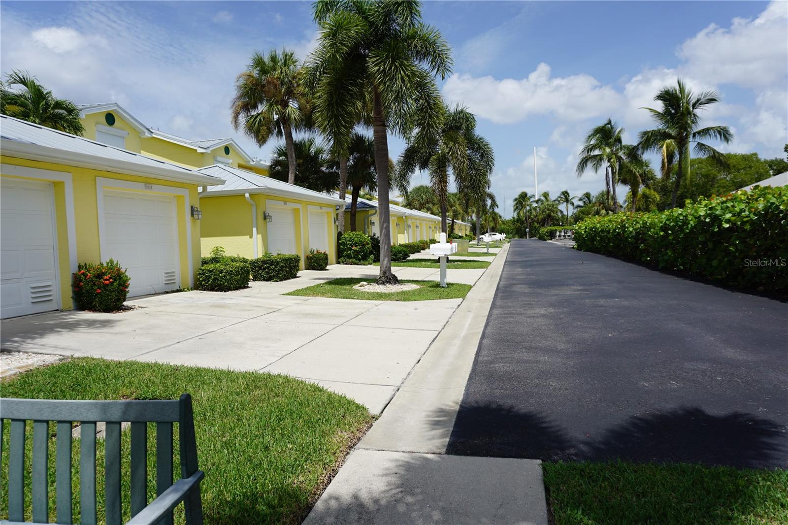 View from dock to unit 1012 at second driveway - 2000 BAL HARBOR BLVD #1012, PUNTA GORDA