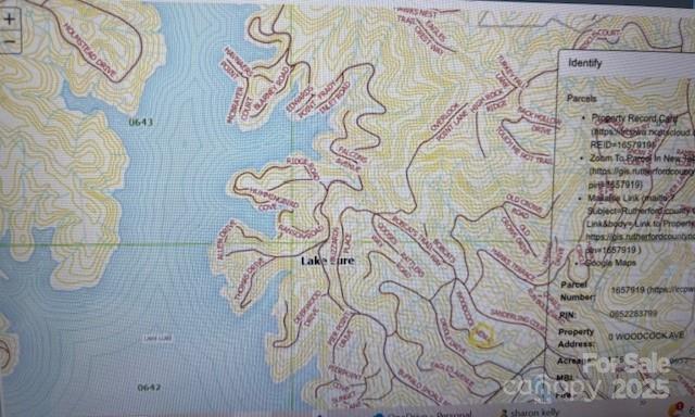 location of lot - 0 Woodcock Avenue, Lake Lure