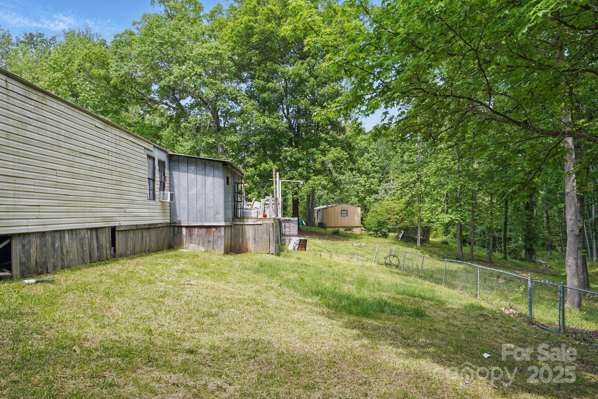 Rear view of subject condition reference - 10420 Silver Mine Road, Indian Land