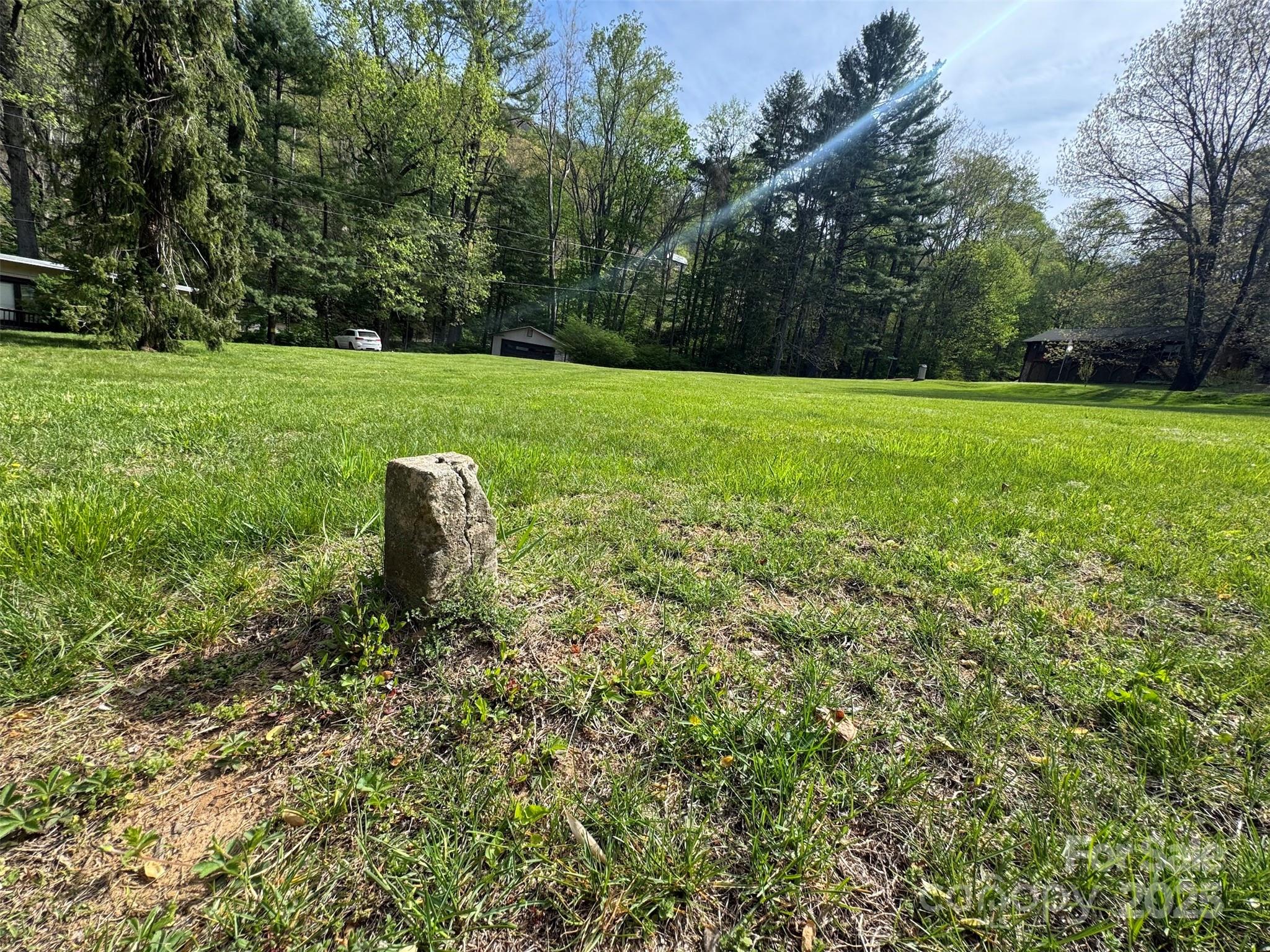 survey mark of corner - TBD (A) Chestnut Walk Drive, Waynesville