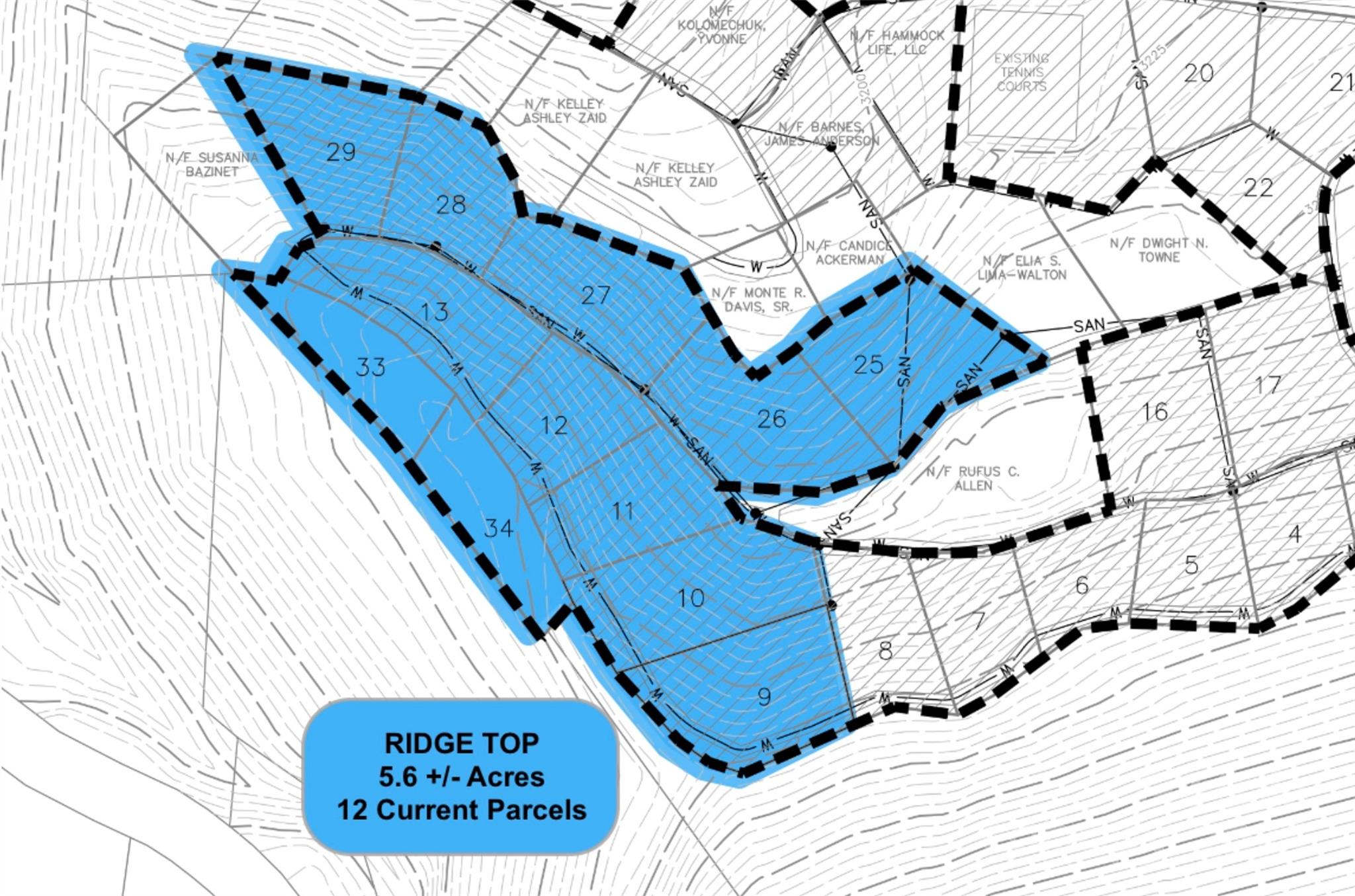Drawing of lots and roads/water/sewer infrastructure - TBD (D) Chestnut Walk Drive, Waynesville